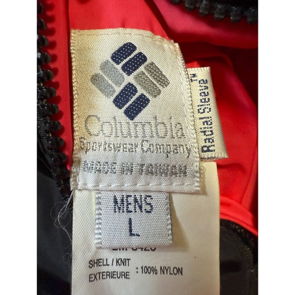 COLUMBIA Radial‎ Sleeve - Men's Vintage 90's Reversible Ski Jacket - Size Large - Picture 11 of 11